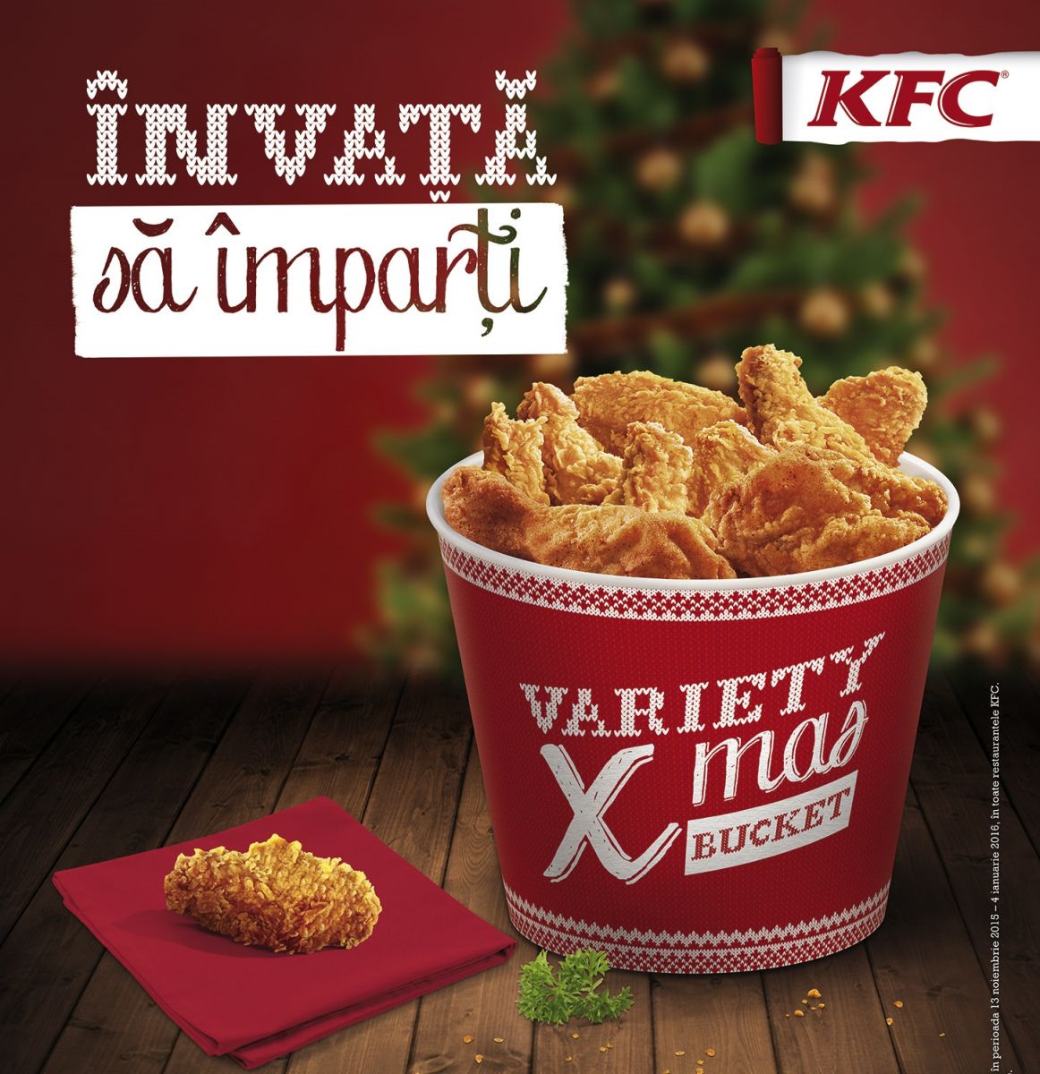 Fiecare Xmas Variety Bucket de la KFC aduce o șansă copiilor de la SOS Satele Copiilor